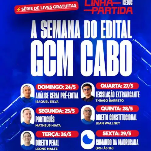 EP inicia semana de imersão gratuita com foco no concurso da GCM do Cabo de Santo Agostinho Relacionada