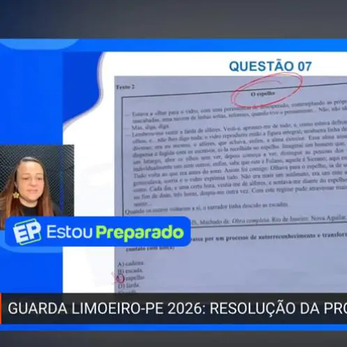 RECURSOS! CONCURSO GCM Limoeiro-PE: Professora Luana Ramos contesta duas questões da prova de Língua Portuguesa Relacionada