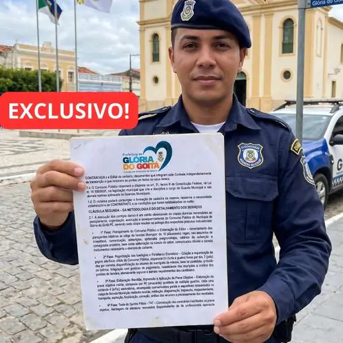 EXCLUSIVO! Contrato entre Glória do Goitá e IGEDUC revela etapas, taxa de inscrição e formato das provas para a Guarda Municipal Relacionada