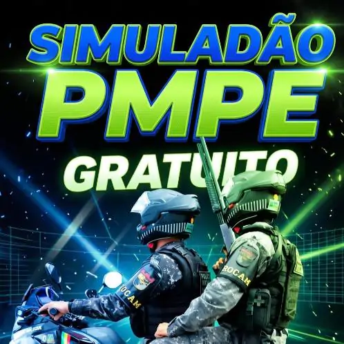 Concurso PMPE: Plataforma EP disponibiliza simulado gratuito com 60 questões inéditas e gabarito comentado Relacionada