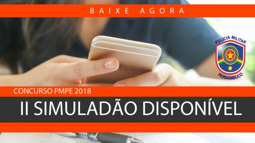 EXCLUSIVO! BAIXE MAIS UMA SUPER SIMULADÃO PMPE 2018 